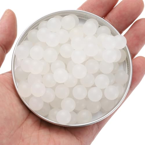 QUARKZMAN 200 Stück PP Plastik Lagerkugeln 10mm Massive Plastik Kugeln G1 Präzision Minikugeln