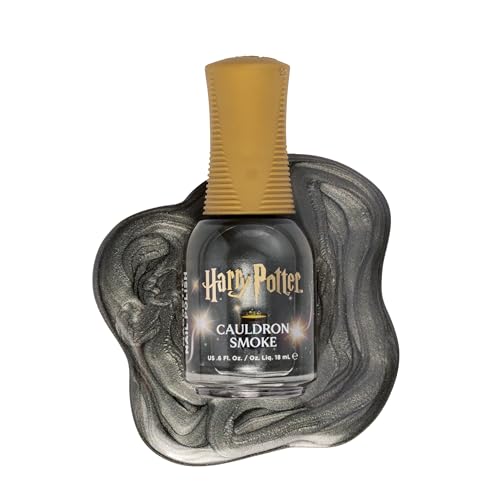 Orly x Harry Potter Magnetic Nail Polish | 3 Shimmery Magnetic Lacquers With Wand Included 0.6 fl oz (Cauldron Smoke)