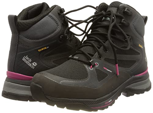 Jack Wolfskin Unisex 4048611 Hiking Shoe, Black/Pink, 8.5 Us Men #TOP6