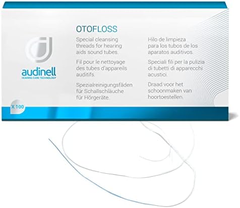 Audinell OtoFloss Hearing Aid Cleaning Threads | 100 pcs | Accessory Tool Safe for Hearing Aids, Earbuds, IEMs | Thread & Pull to Remove Debris & Eliminate Moisture image 5