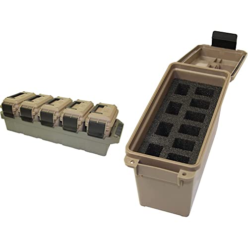 MTM AC5C 5-Can Ammo Crate Mini and MTM TMCHG Tactical Magazine Can Handgun