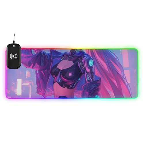 Tapis de souris bureau Cyberpunk moderne idéal pour le télétravail nomade