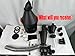 PEMEDOR 2 in 1 Dust Cyclone Collector Separation Vacuum Cleaner Wall Mounted Wheeled Modes Dust Collector Woodworking Tools Contractor Polish Pollen Ash etc Focusing Small Dust (Whole Rocket Set)