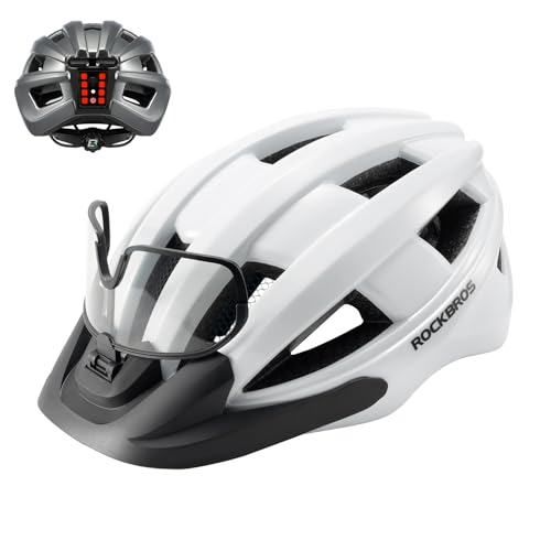 ROCKBROS ���]�� �w�����b�g ��l ���[�h�o�C�N CE�F��(EN1078) ������ �ʋC�� �y�� �e�[�����C�g ���C�S�[�O�� �T���V�F�[�h�t�� 55-61cm �T�C�Y�����\ �T�C�N�����O �ʋ� �ʊw ������� ���f�B�[�X ���� �j�� ���w���i�z��