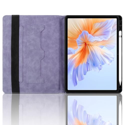 Étui Honor Pad V9 11.5 violet antichoc avec support et sangle de fixation