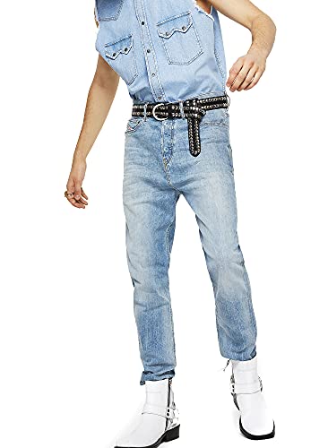 DIESEL Vider 081AL jean homme regular carrot style urbain chic - 2
