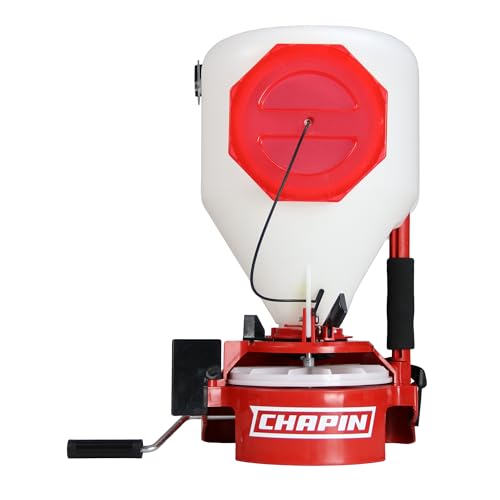 Chapin 8700A 35-Pound Capacity Chest Mounted Spreader with Easy Fill Hopper for Grass Seed and