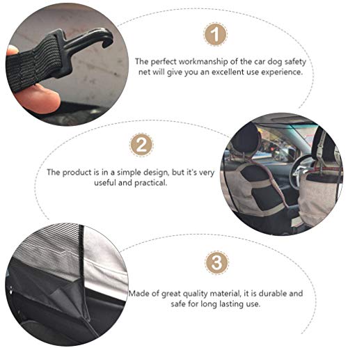POPETPOP – Bolsa de armazenamento elástica para cães e carros, tela de segurança para animais de est