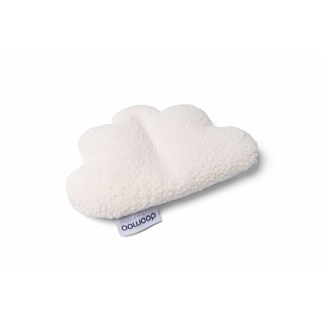 doomoo Bouillotte Bébé Anti Colique Snoogy - Peluche - Coton Bio - Bouillotte Micro-ondes - Housse Lavable - Utilisable Chaud ou Froid - Graines de Colza et Lavande - Dès La Naissance, Cloudy White