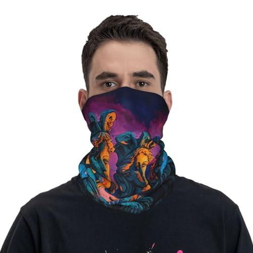 Goddess Statue Greece colorful Art Abstract Neck Gaiter Face Cover Scarf Balaclava Bandana para Mujeres y Hombres Gaiter Mask para Motocicleta Ciclismo Ski Party miniatura 2