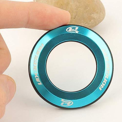 Bike Front Fork Washer Dustproof Cover, Bike Front Fork Dust-proof Cap, Bicycle Fork Stem Washer Spacer - MTB Mountain Cycling Upgrade Parts (Blue)