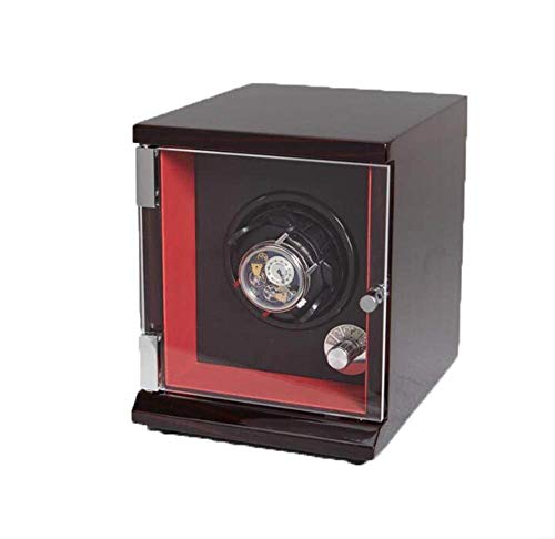 Preisvergleich Produktbild NBVCX Wohnaccessoires Einzeluhren Automatischer Uhrenbeweger Intelligenter Touchscreen mit Schublade Holzkiste 5 Modi Armbanduhr Wickler Rotator 2 Netzteilmodus 15 & mal; 19 & mal; 19CM