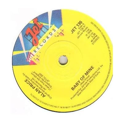 ALAN PRICE - BABY OF MINE - 7 inch vinyl / 45