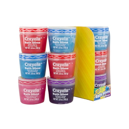 Crayola Bath Slime Scented Soap 4 Colors and Scents (6 Pack)