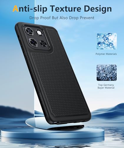 Image of FNTCASE for Moto G Stylus 2026 /2025 Case: Motorola G Stylus 2025 Case 14FT Military Grade Drop Protection with Screen Protector Shockproof Non-Slip Matte Dual Layer Phone Cover - 6.7 inch (Black)