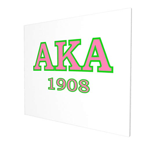 Riiat Alpha Kappa AKA 1908 Canvas Wall Poster Oil Paintings,Custom Wall for Modern Home, Pop Decor,Living Room,Bedroom Painting Decorations 20x24In