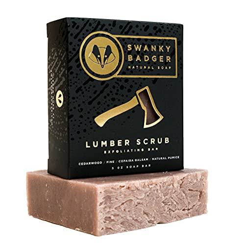 Swanky Badger Natural Soap Bar – Lumber Scrub (1 Bar)