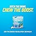 GYMGUM Energy Caffeine Gum | 50mg Caffeine | Sugar-Free, Keto-Friendly | Fast-Acting Energy & Focus Gum with Guarana & L-Theanine (40 Count, Arctic Mint)
