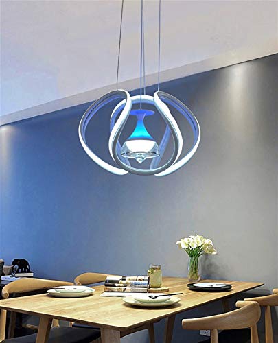 Lustre LED de 170W à tête unique avec suspension réglable en alu - 4
