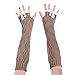 Produktbild 12shage Frauen Handwärmer Hand-stulpen Winter Warme Fingerlose Handschuhe Warmers