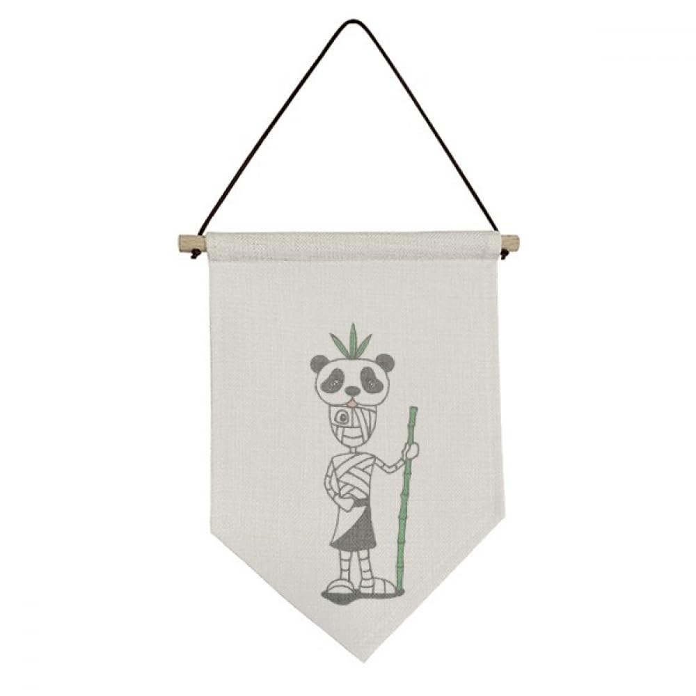 Drapeau en toile panda égyptien idée cadeau déco originale