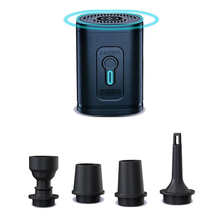 Air Pump And Hookah Starter | Wireless Inflation Pump, Lightweight Design, With Camping Light