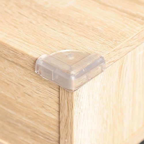 Image of Regalo 4 Pack Safety Corner & Edge Protectors for Baby Proofing, Clear Furniture Corner Guards, Clear
