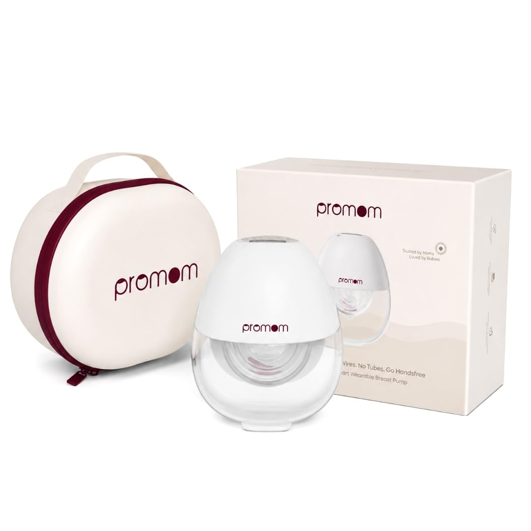 Promom Wearable Electric Breast Pump for Feeding Mothers, Automatic Hands-Free Pumping Machine with 3 Modes & 8 Suction Levels, Portable & Cordless with USB Charging, FDA Approved, Patented Diaphragm Case Technology, Best-In Class Suction-450MmHg/60KPA, Smart LED Display, 160ml BPA-Free Milk Cup, Quiet & Compact (1 Year Warranty) (TRAVEL BAG)-image-15