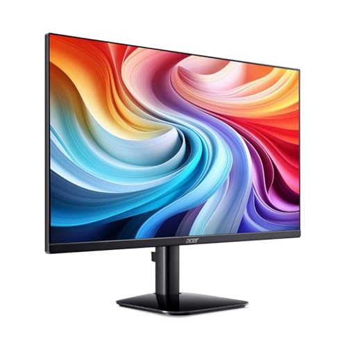 Image of Acer KA242Y G0bi 23.8 inch Full HD (1920 x 1080) Zero-Frame Home Office IPS Monitor | Adaptive-Sync Support (FreeSync Compatible) | Up to 120Hz Refresh | 1ms (VRB) | sRGB 99% | Tilt | HDMI & VGA Ports