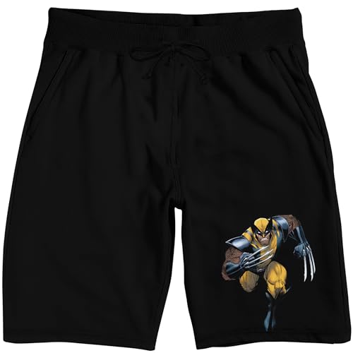 Marvel Universe X-Men Wolverine Men’s Black Sleep Pajama Shorts