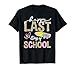 Happy Last Day Of School Leopard Teacher Student Kids Girls T-Shirt