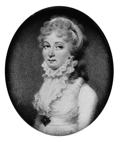 Tableau Art Mural Toile Portrait Dame de la Cour de Russie 60x90cm Affiche pour Salon