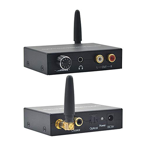 Sangmei Conversor de áudio digital para analógico de 192Khz BT DAC com receptor BT com controle de v