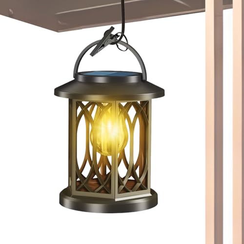 Lampe de jardin étanche Sollyk lanterne de patio suspendue clôture