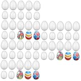 SHINEOFI 3 Series Huevo De Espuma Decorar Huevos De Espuma Artesanales Para Painted Plano Pistas Manualidades Con Huevos De Espuma Sin Pintar Poliestireno Decorativo 40 Piezas X 3