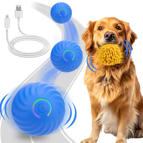 Interactive-Dog-Toys-Ball-Self-Rolling-Dog-Ball-with-Cover-Anti-Chewer-for-SmallMediumLarge-Puppy-Pet-Dog-Toys-Active-Rolling-Ball-for-Dogs-Enrichment-Motion-Activated-Toys-That-Move-on-its-Own
