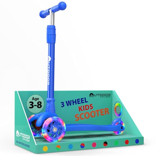 Outdoor Cruiser 3-Wheel Kids Scooter – with...