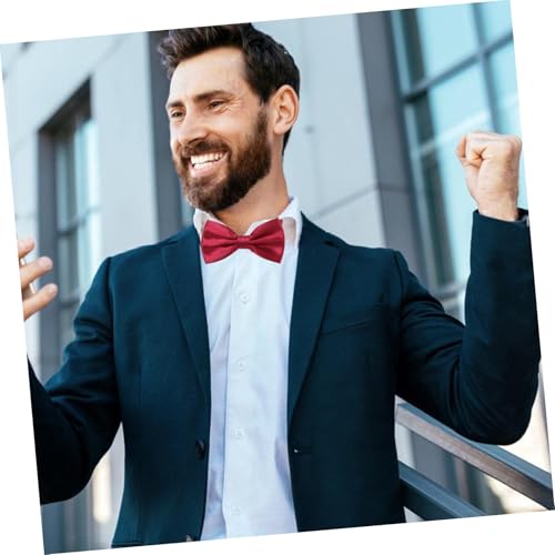 Set elegante de moño para hombre con porte de pañuelo miniatura 4