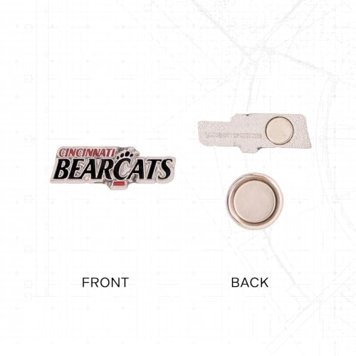 Image of Desert Cactus University of Cincinnati Magnetic Metal Lapel Pin (C) | Officially Licensed UC Cincinnati Bearcats Enamel Finish Lapel Pin Formal Wear Bag and Hat Jewelry Tie Track Brooch Pin
