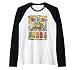 Funny School Battery Life of A Bus Driver Back to School Raglan Baseball Tee