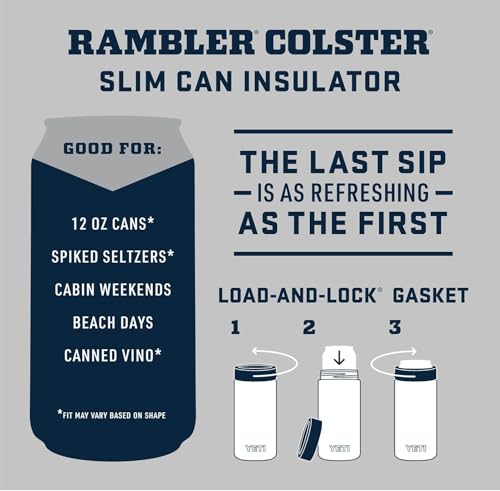 Image of YETI Rambler 12 oz. Colster Slim Can Insulator for the Slim Hard Seltzer Cans, Royal Blue
