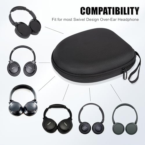 Ginsco Ginsco Headphone Carrying Case Storage Bag Pouch for Sony XB950B1 XB950N1 COWIN E7 Bose QC25 Grado SR80