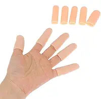 Kit Protetores Silicone Para Dedos Das Mãos