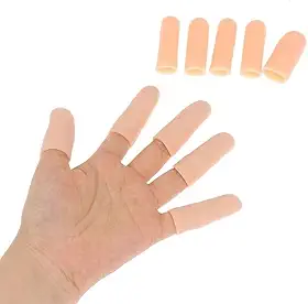 Kit Protetores Silicone Para Dedos Das Mãos