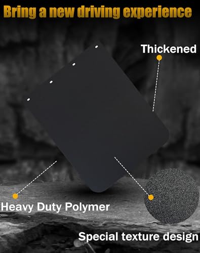 Image of Semi Truck Mud Flaps 24 inchx30 inch, Universal Heavy Duty Polymer MudFlaps for Semi Truck Tractor Trailer (4Pcs)