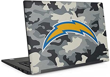 Skinit Decal Laptop Skin Compatible with Latitude 5420 - Officially Licensed NFL Los Angeles Chargers Camo Design