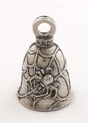 BLACK WIDOW GUARDIAN BIKER BELL WITH HANGER