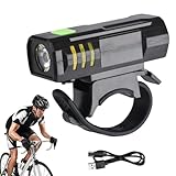 LED-Fahrradlichter: Fahrradlicht, wiederaufladbar, USB, mit 3 Modi, helles Licht, wasserdicht, Fahrradlampe für den Außenbereich, für Nachtfahrten, nebliges oder regnerisches Wetter