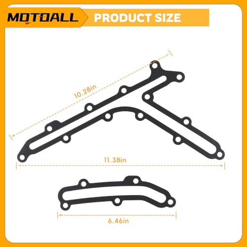 Image of MOTOALL 13533JK21A Oil Gallery Gasket 2 Pcs Fit for Infiniti FX35 G35 G37 Replaces# 13533JK21B 13533JK20A