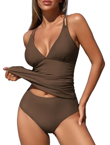 ZAFUL Womens Tummy Control Bathing Suits Modest...